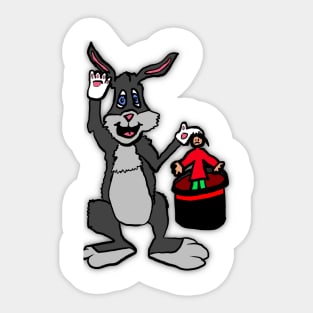Magic Rabbit Sticker